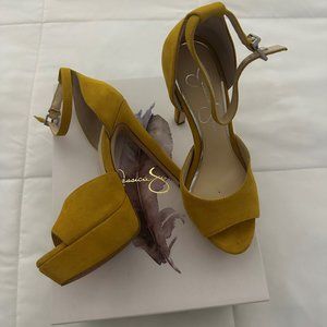 Jessica Simpson - Sunflower suede high heeled sandals